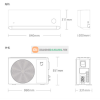 Điều hòa Xiaomi Mijia 2 HP tiết kiệm điện model 2024 KFR-50GW/N2A1