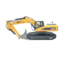 Máy đào điều khiển từ xa bán hợp kim 23 kênh HUINA 1580
