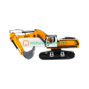 Máy đào điều khiển từ xa bán hợp kim 24 kênh HUINA 1599