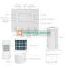Máy Hút Ẩm Thông Minh Xiaomi 22L BHR8121TH Bản Quốc Tế - Hàng Chính Hãng DGW