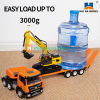 Rơ moóc sàn phẳng bán hợp kim 9 kênh điều khiển từ xa và máy đào điều khiển từ xa HUINA1319