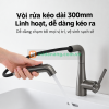Vòi chậu rửa kéo ra nóng lạnh Higold AW12
