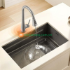 Vòi rửa chén nhà bếp Higold LP Series Ice Crystal đa chức năng, cảm biến hồng ngoại thông minh, có thể kéo ra