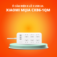 Ổ cắm điện 6 lỗ 3 USB 2A Xiaomi Mijia CXB6-1QM