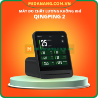 Máy đo chất lượng không khí Qingping 2: Phát hiện bụi mịn PM2.5, PM10, tiếng ồn, sương mù, carbon dioxide, nhiệt độ, độ ẩm và khí 