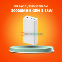 Pin sạc dự phòng Xiaomi 30000mAh gen 3 18W