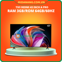 Tivi Redmi 43 inch A Pro 2025 4K Ram 3GB Rom 64GB Tần số quét 60hz