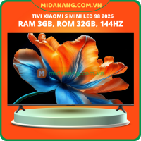 Tivi Xiaomi S Mini LED 98 2026 Ram 3GB, Rom 32GB, 144Hz
