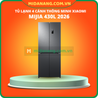 Tủ lạnh 4 cánh thông minh Xiaomi Mijia 430L 2026, siêu mỏng