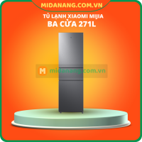 Tủ lạnh Xiaomi Mijia ba cửa 271L , lọc ion toàn diện Màu xám