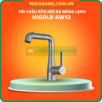 Vòi chậu rửa kéo ra nóng lạnh Higold AW12