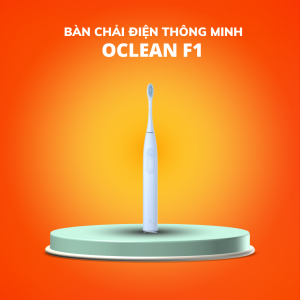 Bàn chải điện thông minh Xiaomi Oclean F1 Bản Quốc Tế | Kháng nước IPX7 | Chế độ 3 làm sạch