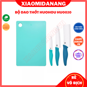 BỘ DAO 3 MÓN KÈM THỚT XIAOMI HUOHOU HU0020