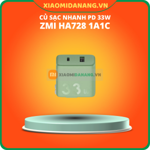 Củ sạc nhanh PD 33W ZMI HA728 1A1C , Hỗ trợ iPhone 13 / 12 / 11 / Xs Max / 8, iPad, Điện thoại Android, Máy tính bảng