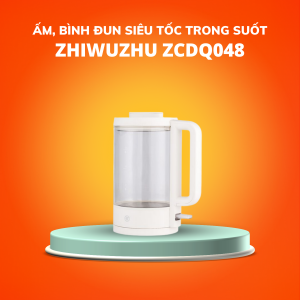 Ấm, bình đun siêu tốc trong suốt Zhiwuzhu ZCDQ048