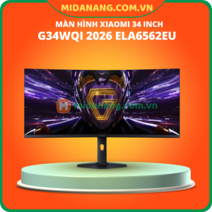 Màn hình Xiaomi G34WQi 2026 ELA6562EU 34 inch (UWQHD/ VA/ 180Hz/ 1 ms)