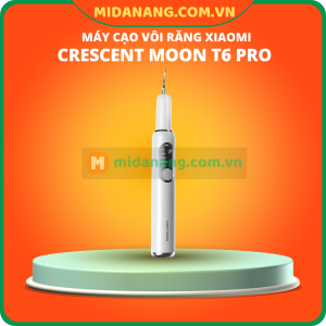 Máy cạo vôi răng Xiaomi Crescent Moon T6 Pro làm sạch răng siêu âm loại bỏ cao răng và mảng bám