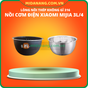 Lòng nồi thép không gỉ 316 cho nồi cơm điện Xiaomi Mijia 3L/4L