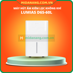 Máy hút ẩm kiêm lọc không khí 60L Lumias D6S-60L