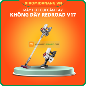 Máy hút bụi không dây cầm tay Xiaomi Redroad V17 lực hút vô địch -  Bảo hành Chính hãng