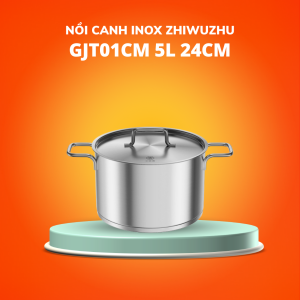 Nồi Canh Inox Zhiwuzhu GJT01CM 5L 24cm - Dùng được bếp từ