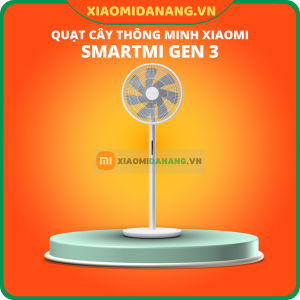 Quạt Cây Xiaomi Smartmi Standing Fan Gen 3 Bản Quốc Tế  (Tích Hợp Pin 2800Mah + Điều Khiển Từ Xa)