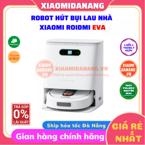 Robot hút bụi lau nhà Roidmi EVA – Tự động giặt giẻ, hút rác và sấy khô 3 trong 1 – Bản Quốc Tế