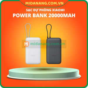 Sạc Dự Phòng Xiaomi Power Bank 20000mAh (Integrated Cable) TH BHR9739TH/ BHR9764TH 
