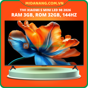 Tivi Xiaomi S Mini LED 98 2026 Ram 3GB, Rom 32GB, 144Hz