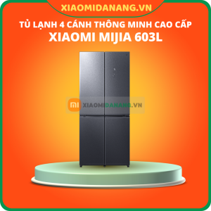 Tủ Lạnh 4 cánh thông minh cao cấp Xiaomi Mijia 603L Đá Pha Lê, Ngăn đông mềm 106L