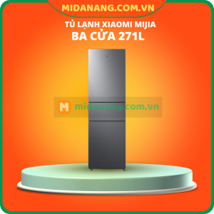 Tủ lạnh Xiaomi Mijia ba cửa 271L , lọc ion toàn diện Màu xám