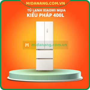 Tủ lạnh Xiaomi Mijia kiểu Pháp 400L, Có chức năng làm đá tự động. Thiết kế âm tủ Model 2026