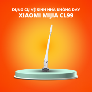 Dụng Cụ Vệ Sinh Nhà Không Dây Xiaomi Mijia CL99 - Kèm Ba Đầu Bàn Chải