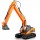 Máy xúc điều khiển từ xa bán kim loại Huina 1551