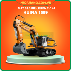 Máy đào điều khiển từ xa bán hợp kim 24 kênh HUINA 1599