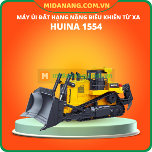 Máy ủi đất hạng nặng bán hợp kim điều khiển từ xa 11 kênh Huina 1554