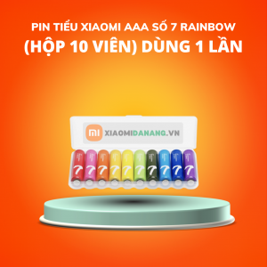 Pin tiểu Xiaomi AAA số 7 Rainbow (hộp 10 viên) dùng 1 lần