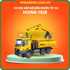 Xe ben gắp gỗ điều khiển từ xa 26 kênh Huina 1538
