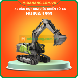 Xe đào hợp kim điều khiển từ xa 22 kênh Huina 1593