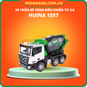 Xe trộn bê tông bán hợp kim điều khiển từ xa 9 kênh HUINA 1557